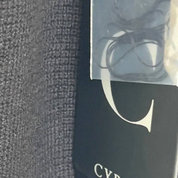 Cyrus Black Open-Front Lightweight Cardigan - Picture 5 of 6